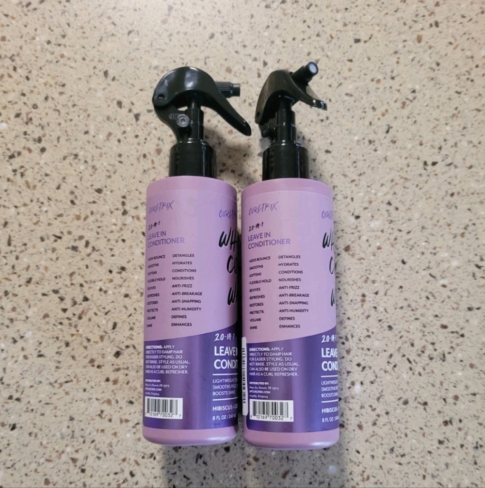 2 Curltrix What A Curl Wants 20 In 1 Leave In Conditioner Hibiscus + Coconut Oil - Picture 4 of 9